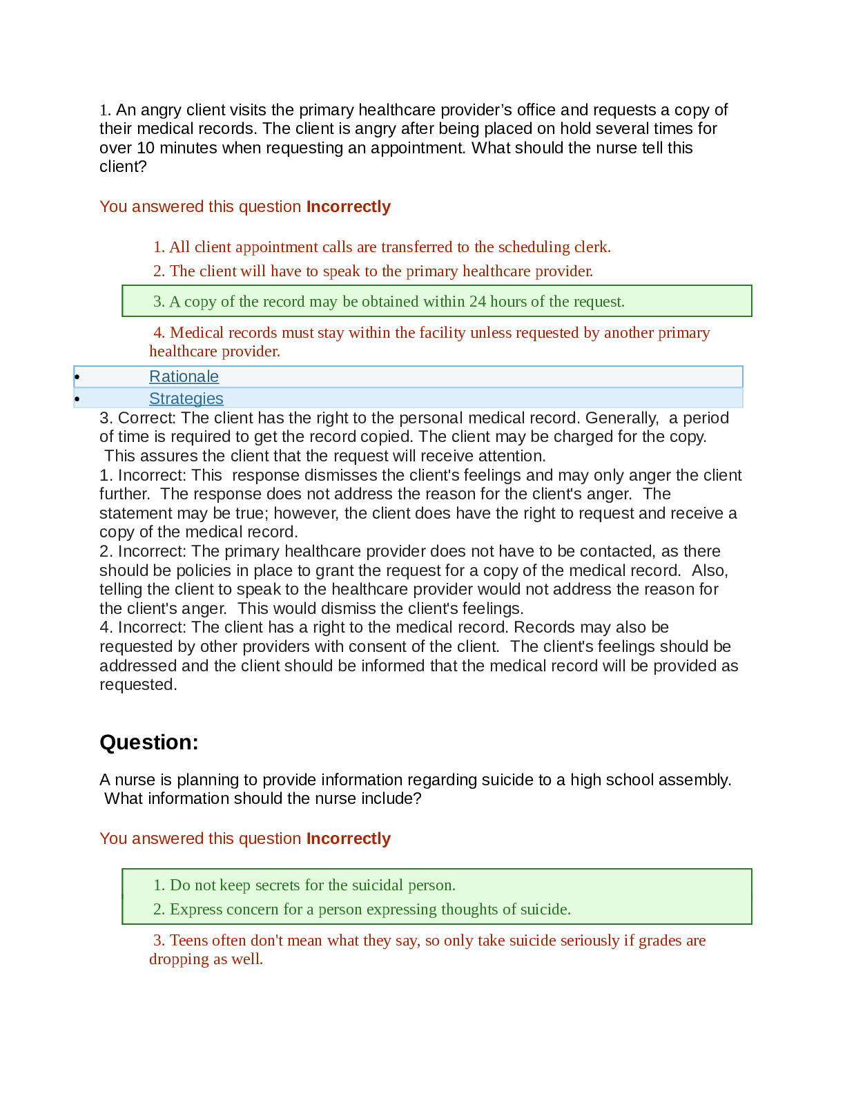 Preview image for HESI EXAM 1 CAPSTONE QUESTIONS AND ANSWERS 2022